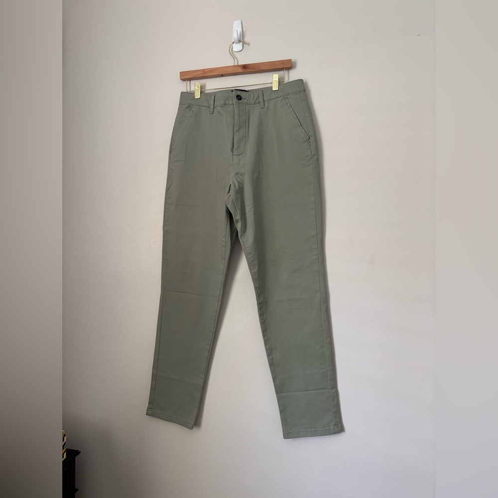 ASOS Basic Neutrals Slim Tailored Chino Pants - Picture 2 of 8